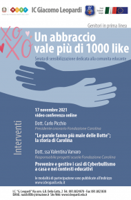 Un abbraccio vale pi&ugrave; di 1000 like: evento online